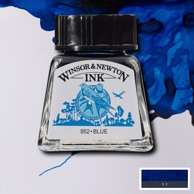 Winsor Newton - Tegne Blæk - 14 Ml - Blå