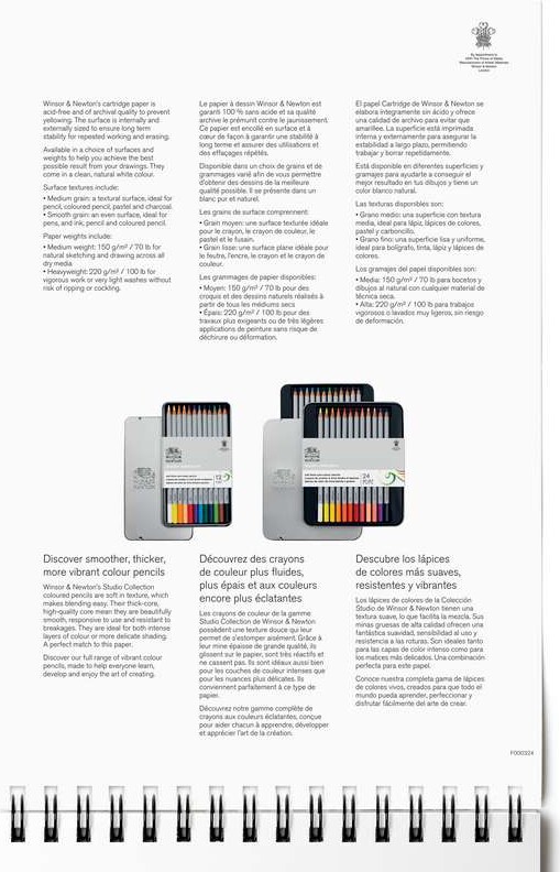 Tegneblok - A4 - 25 Sider - Winsor Newton