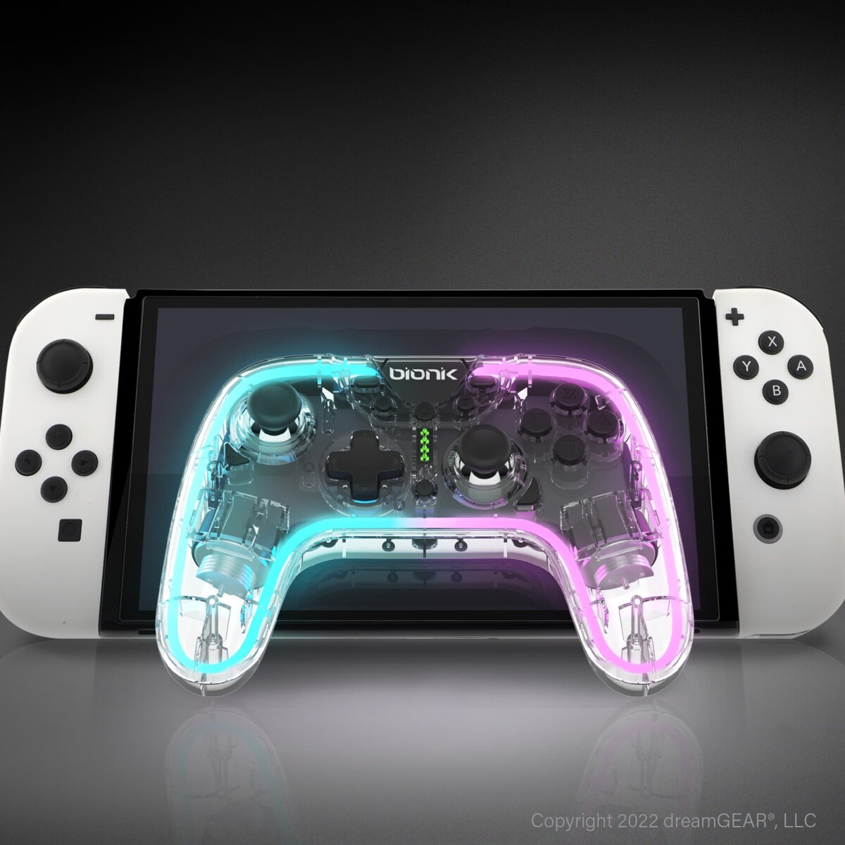 Dreamgear - Bionik Neoglow Controller Nintendo Switch