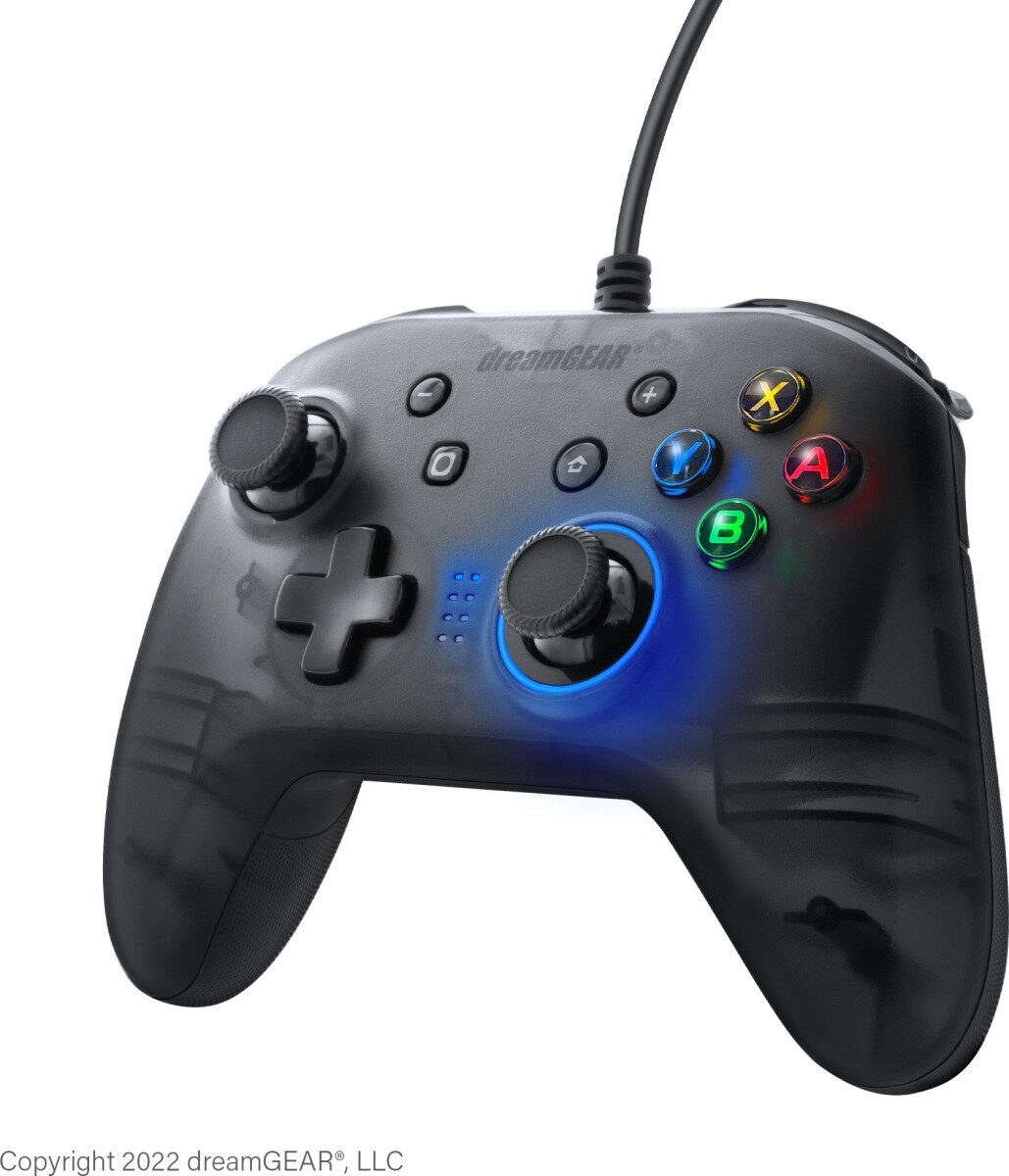 Dreamgear Shadow Wired Controller For Nintendo Switch Oled