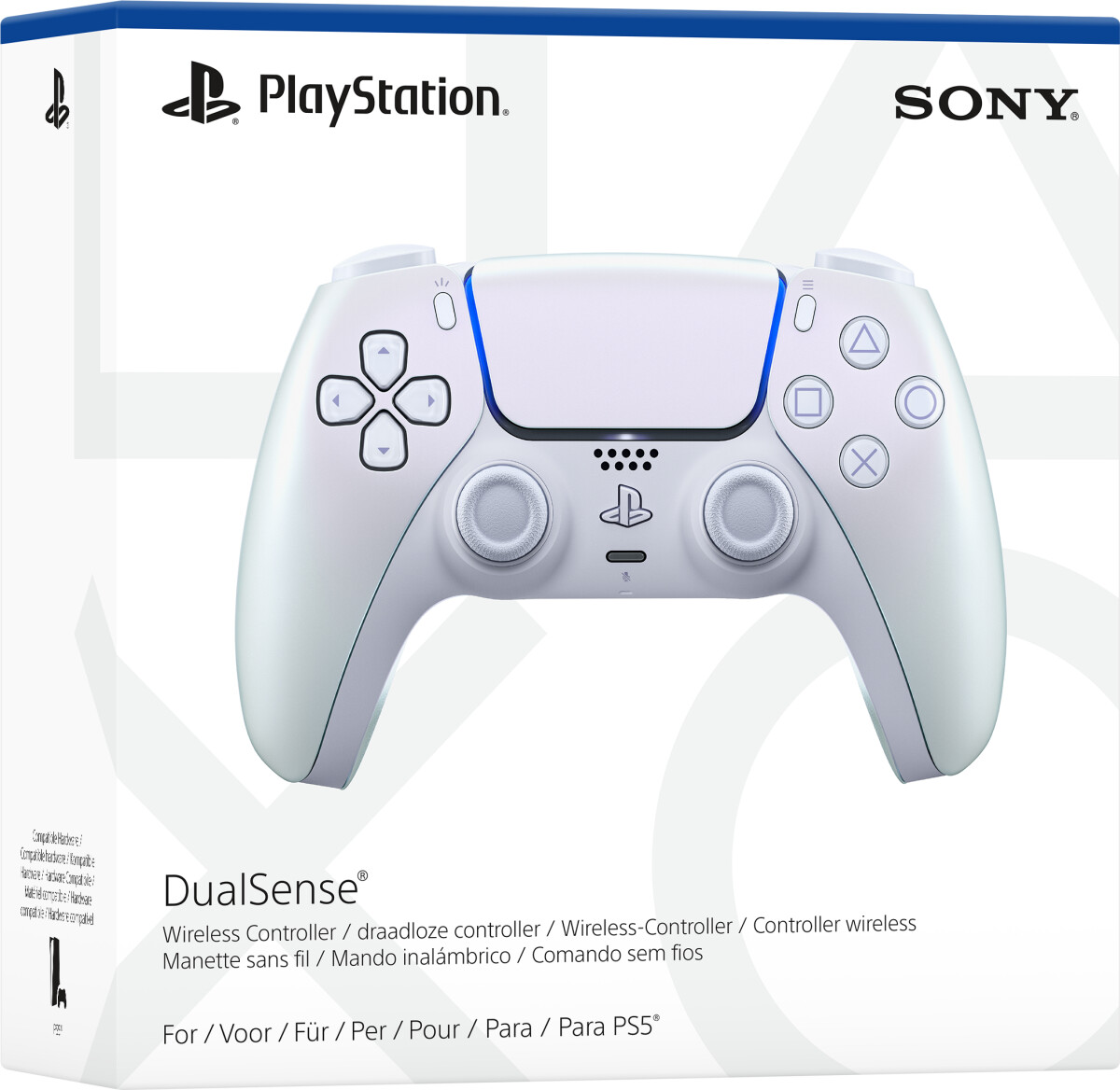 Sony - Playstation 5 Dualsense Controller - Trådløs - Chroma Pearl