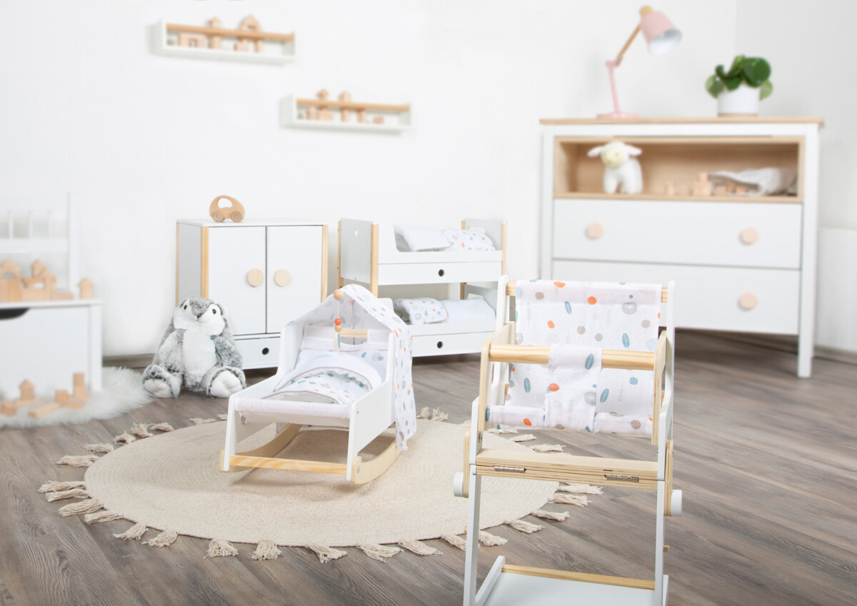 Dukke Køjeseng I Træ - Hvid - Small Foot