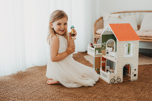 Small Foot - Dukkehus Med Møbler - Villa - Træ