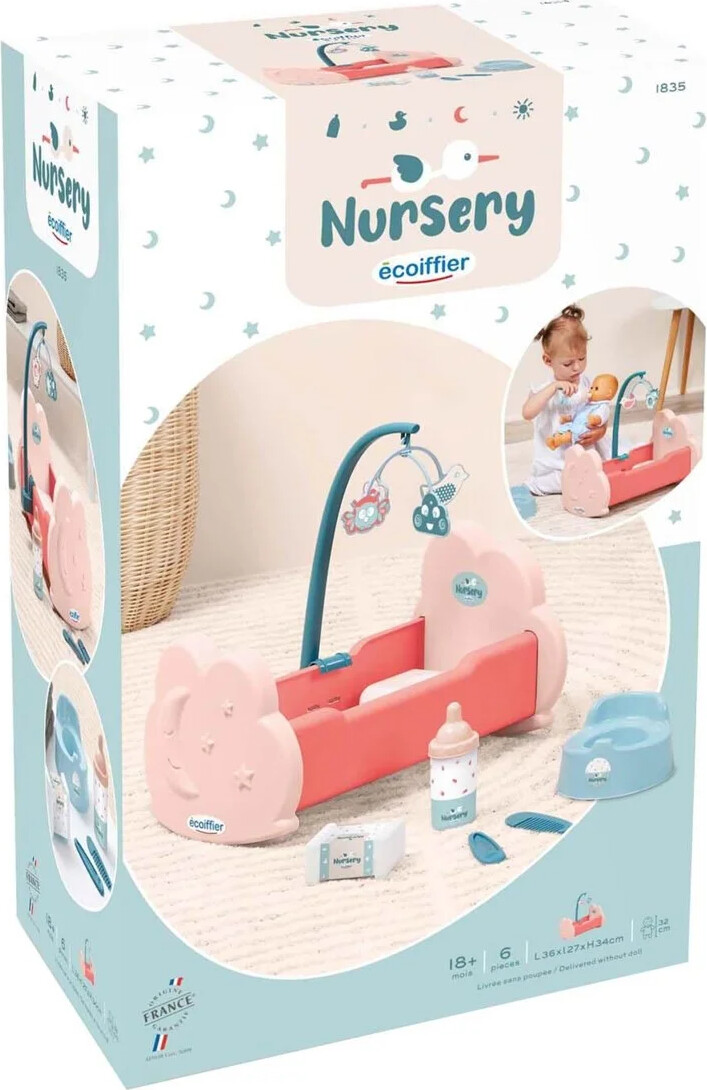 Ecoiffier Nursery - Dukkeseng Og Tilbehør