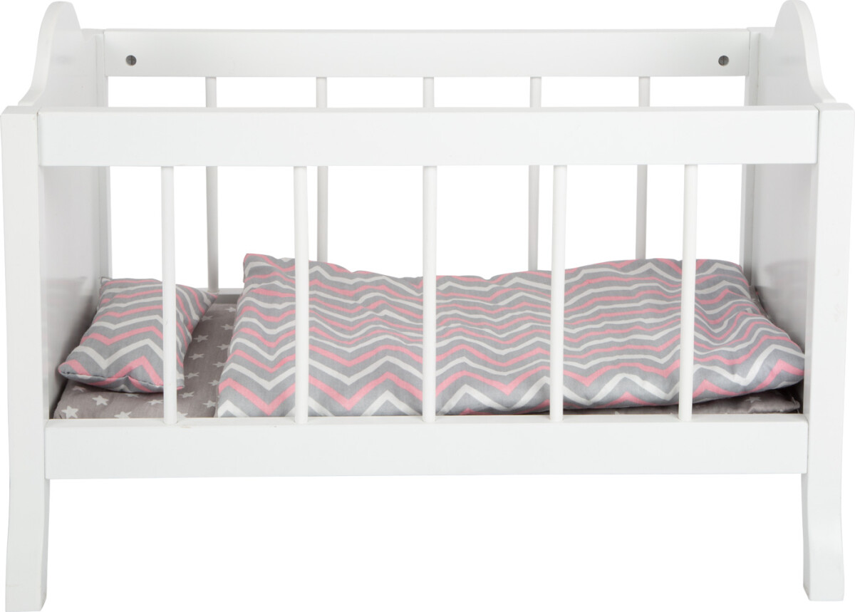 Dukkeseng I Træ - Hvid - Small Foot