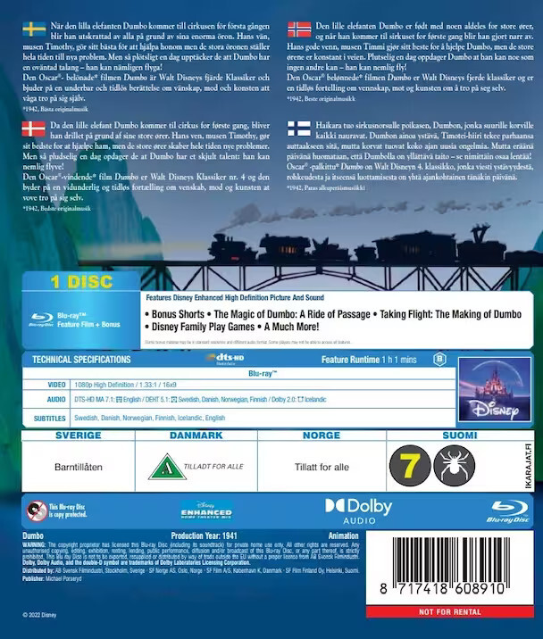 Dumbo - 1941 - Disney