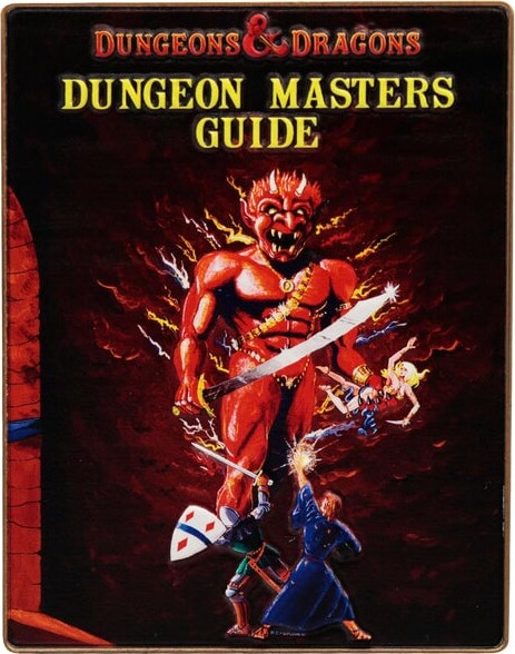 Dungeons Dragons 50Th Anniversary 1St Edition Book Cover Ingot Set