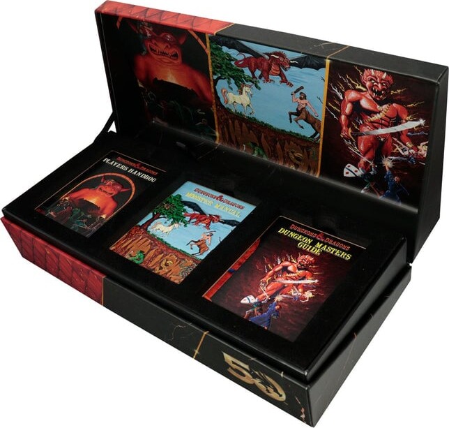 Dungeons Dragons 50Th Anniversary 1St Edition Book Cover Ingot Set