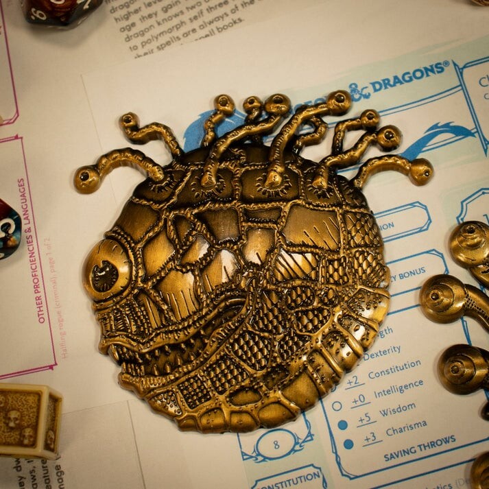 Dungeons Dragons 50Th Anniversary Beholder Twin Medallion Set