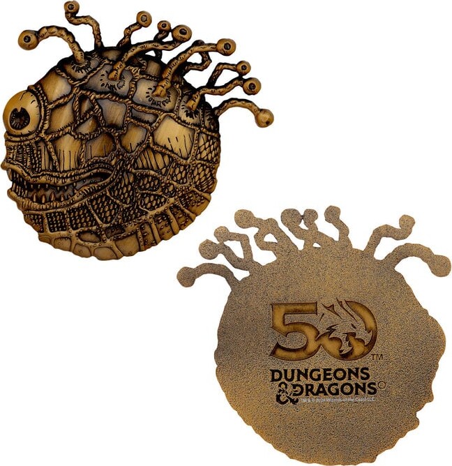 Dungeons Dragons 50Th Anniversary Beholder Twin Medallion Set