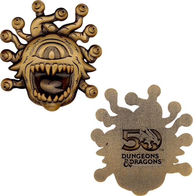 Dungeons Dragons 50Th Anniversary Beholder Twin Medallion Set