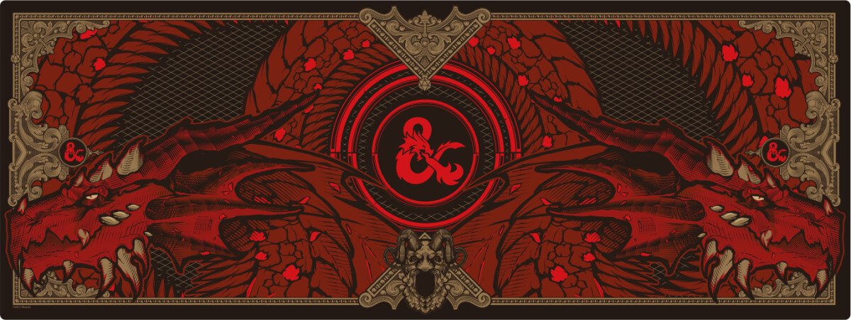 Dungeons Dragons Desk Pad Coaster Set