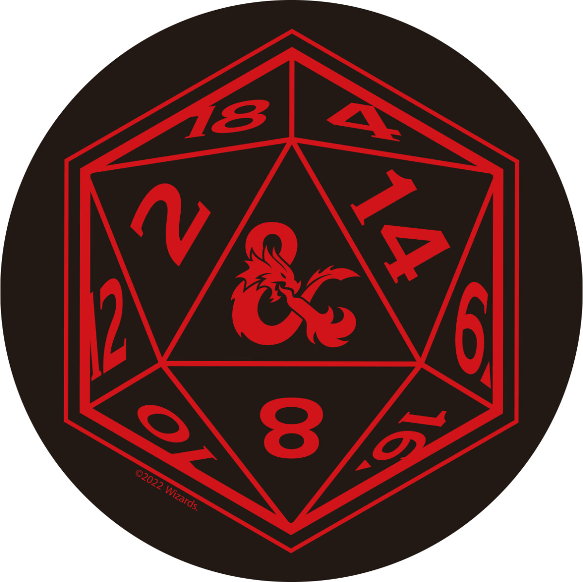 Dungeons Dragons Desk Pad Coaster Set