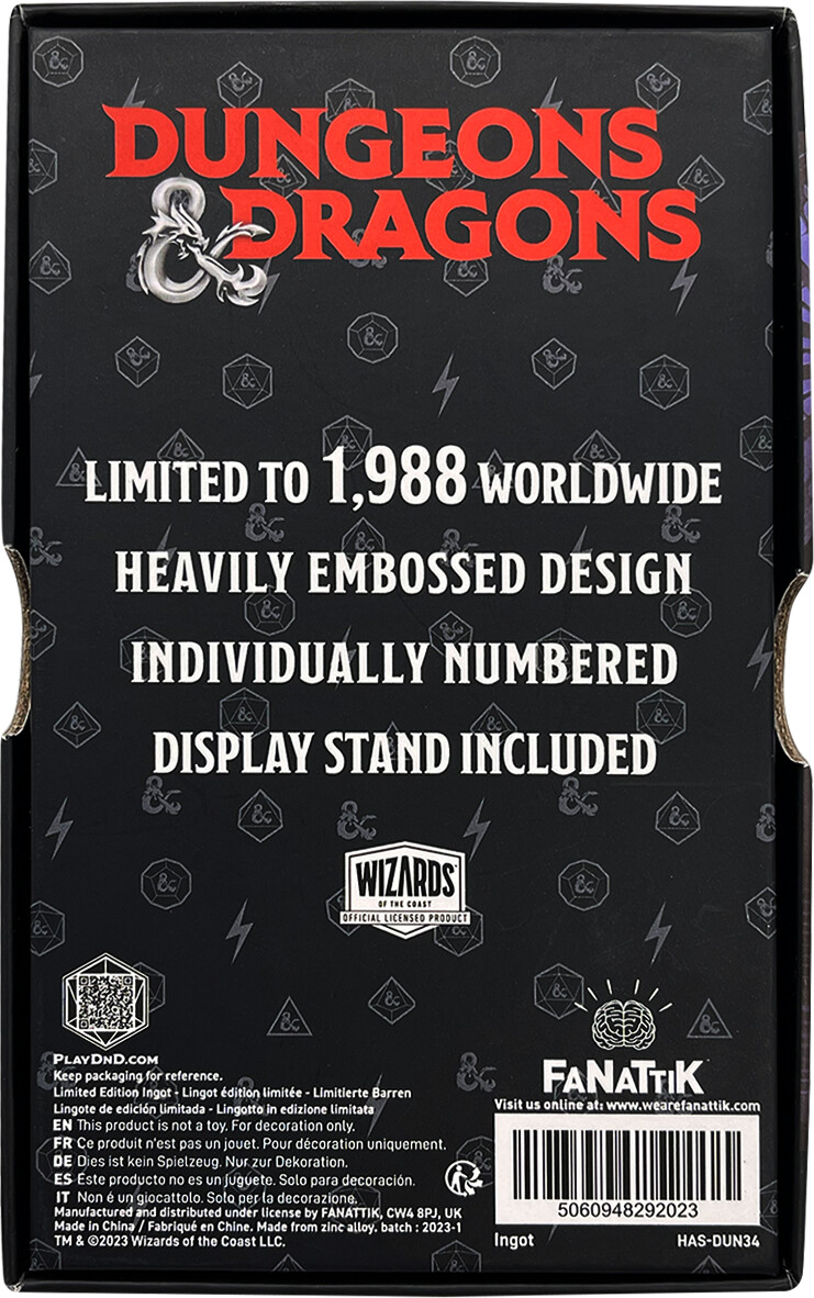 Dungeons Dragons Limited Edition Lolth The Spider Queen Ingot