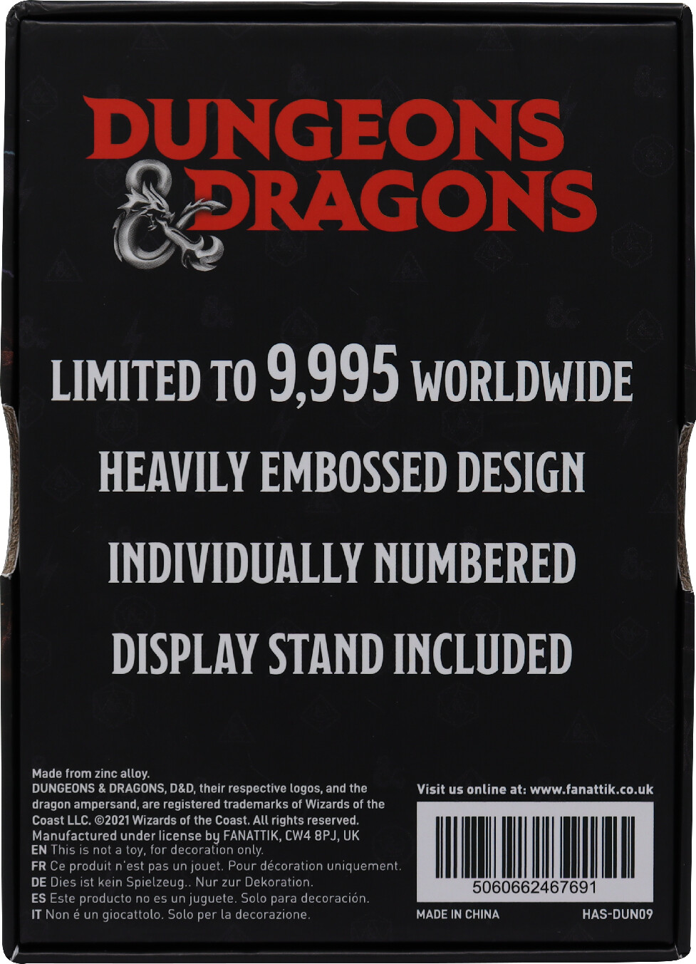 Dungeons Dragons Limited Edition Monster Manual Ingot