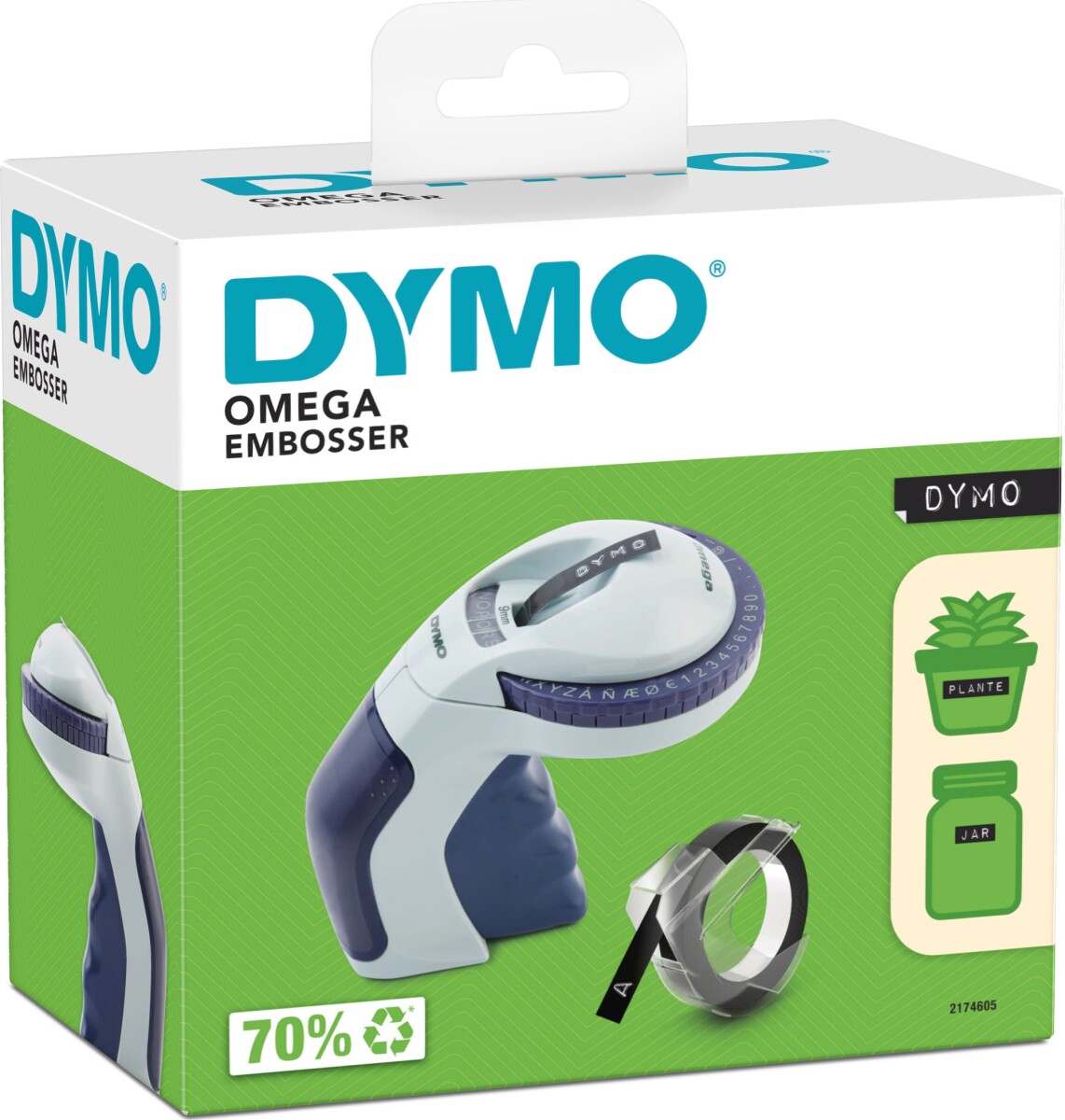 Dymo - Omega Prægemaskine - Dansk Og Norsk