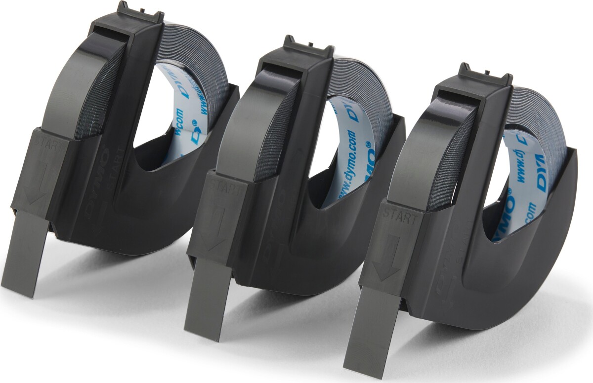 Dymo Embossing Labels 9 Mm X 3 M 3pak Se tilbud og køb på Gucca.dk