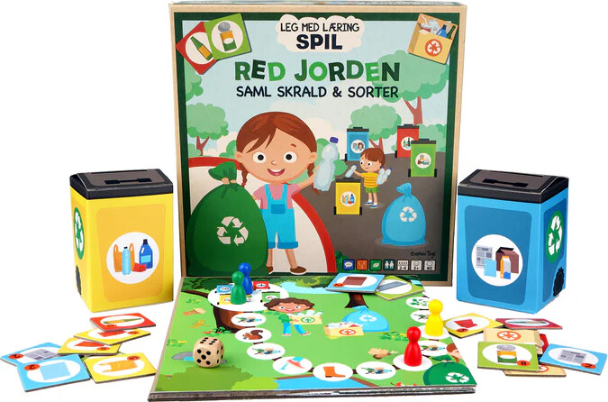 Red Jorden Spil - Saml Skrald Og Sorter - Barbo Toys