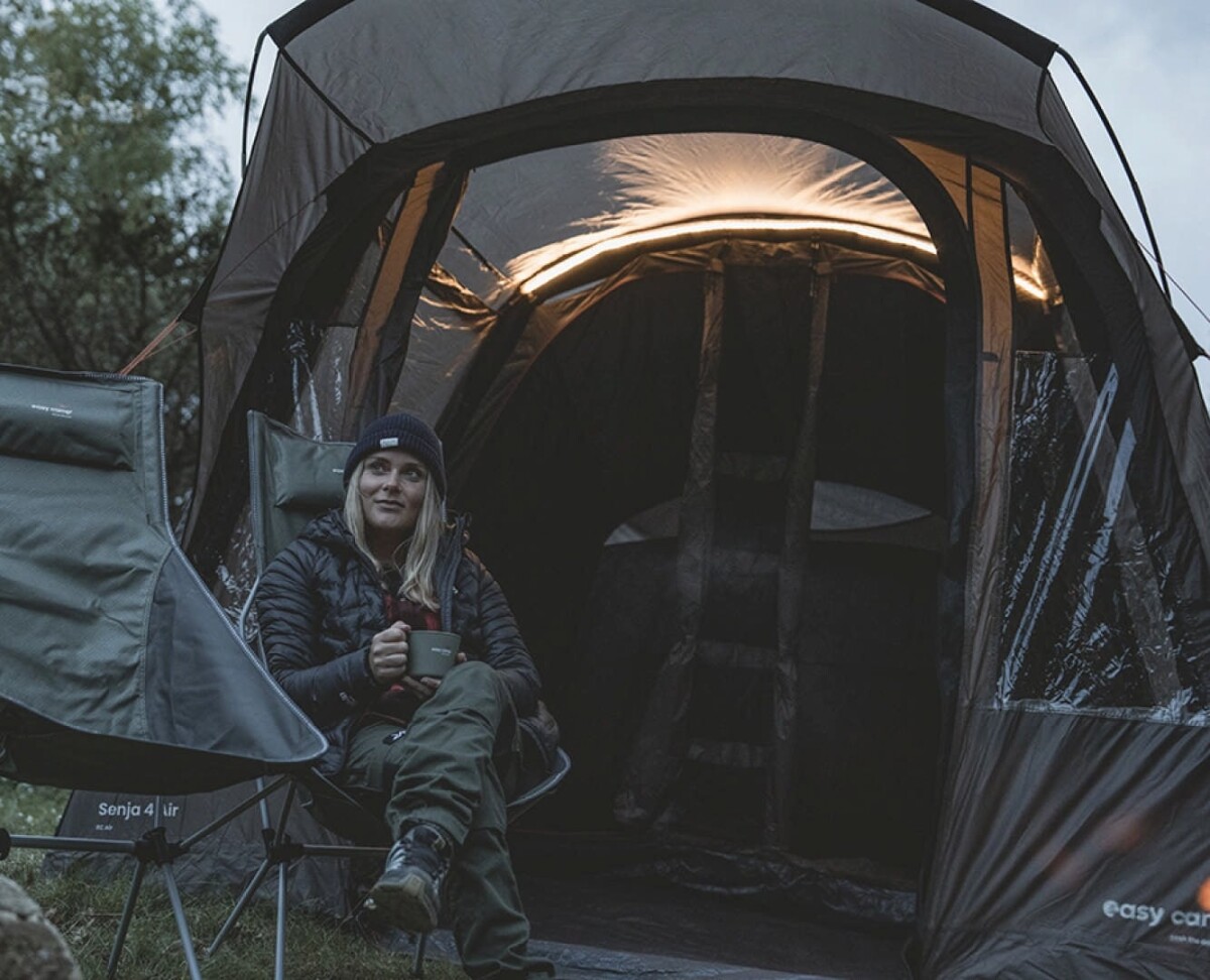 Easy Camp - Senja 4 Air - Oppusteligt 4 Personers Tunneltelt