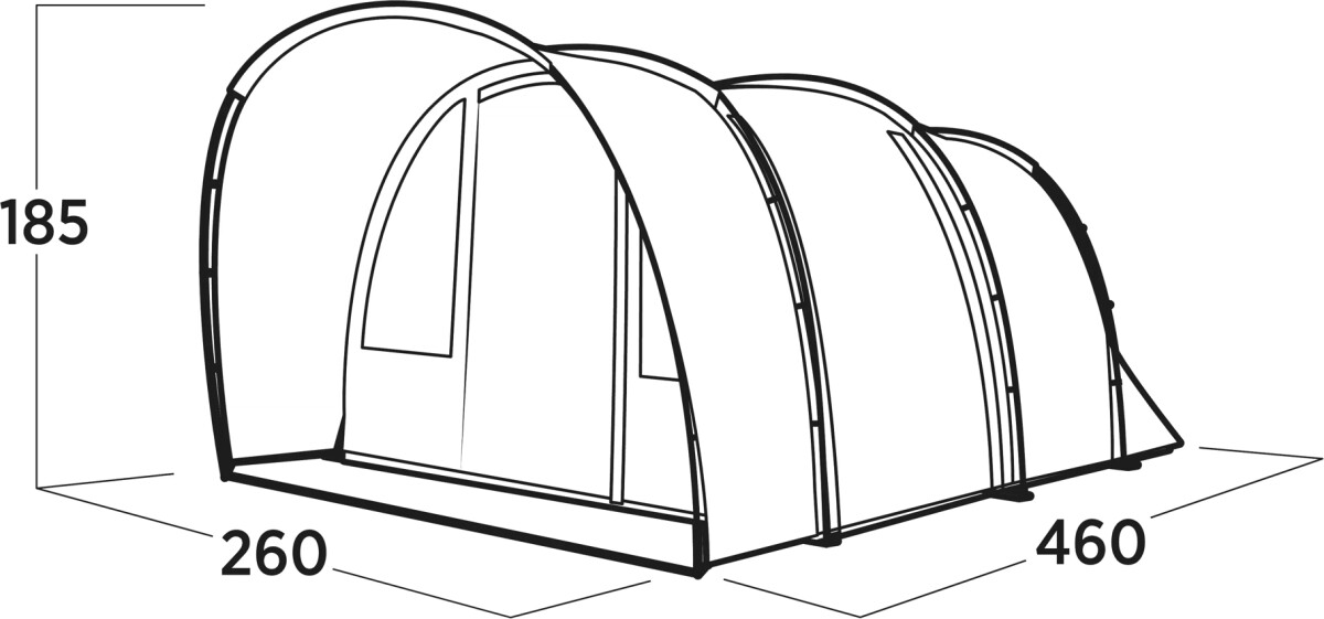 Easy Camp - Skarvan 4 - Telt - 4 Personer - Blå