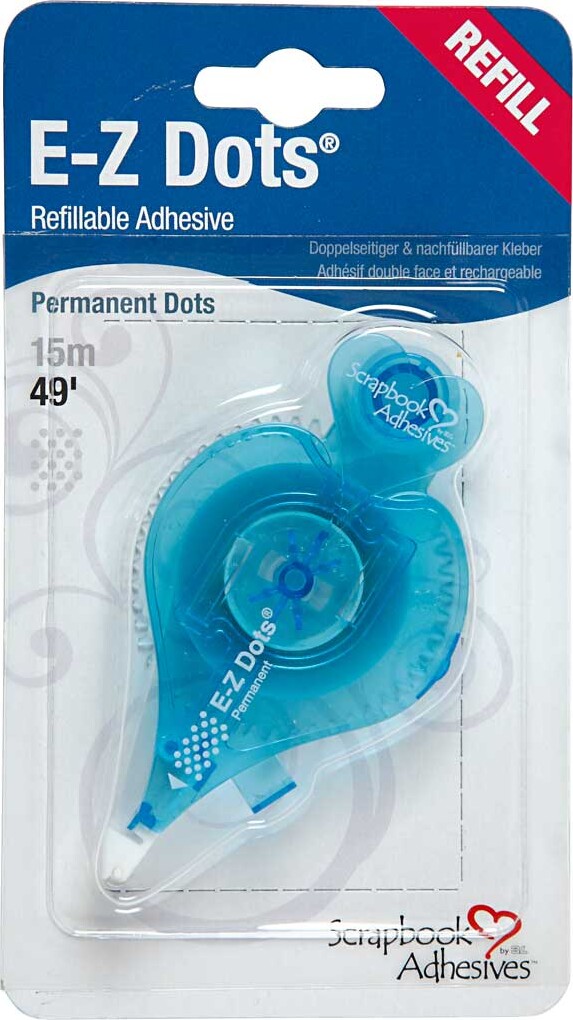 E-Z Runner - Refill - Prikker - Permanent Lim - B 8 Mm - 15 M
