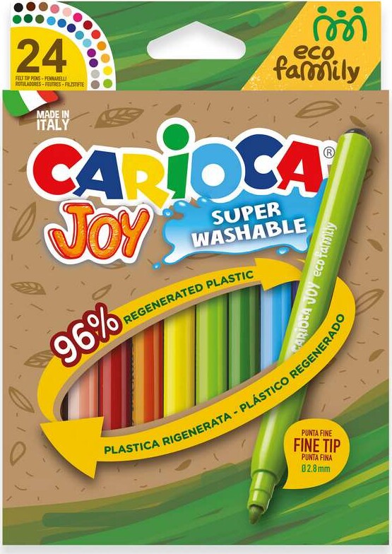 Carioca - Joy Super Washable Tusser - Ecofamily - Fine - 24 Stk
