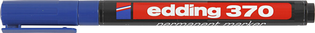Edding 370 Tusch - Tykkelse 1 Mm - Blå - 1 Stk