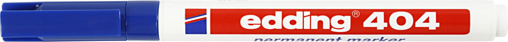 Edding 404 Tusch - Tykkelse 0 75 Mm - Blå - 1 Stk