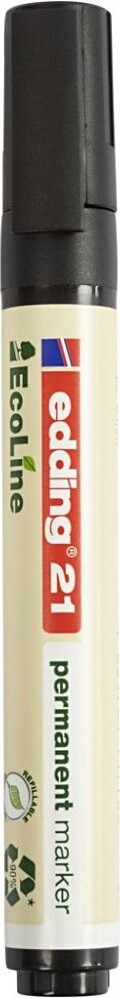 Edding Ecoline Marker - Nr 21 - Tykkelse 1 5-3 Mm - Sort - 1 Stk