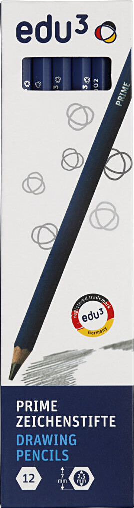 Edu Tegneblyant - Hårdhed 2B - 12 Stk