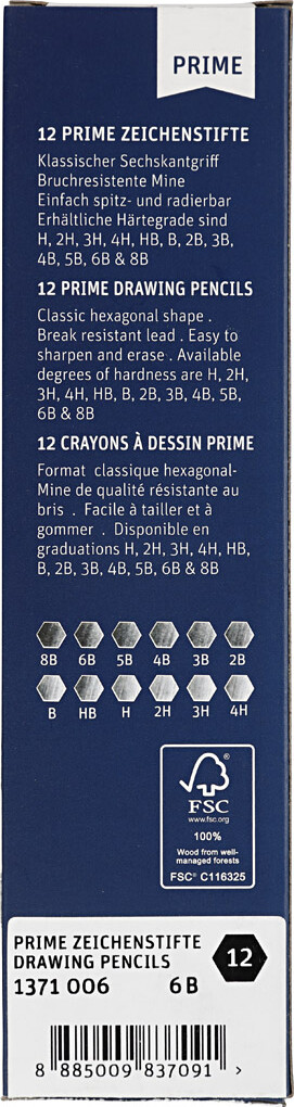 Edu Tegneblyant - Hårdhed 6B - 12 Stk