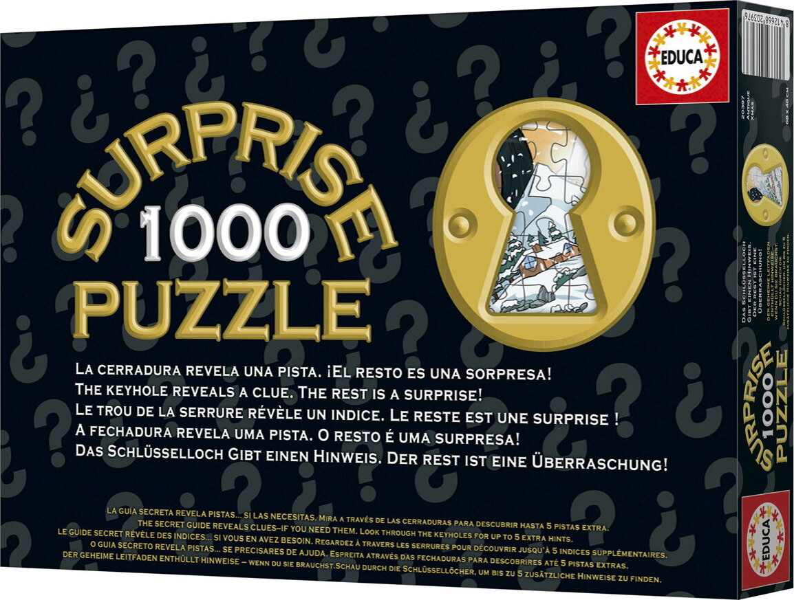 Educa - Surprise 1000 Puzzle - Antique Xmas Surprise Puslespil