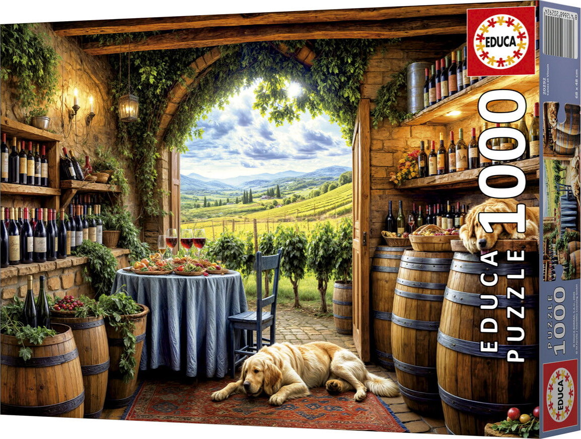 Educa - Canes Et Vinum Puzzle - 1000 Brikker - Puslespil