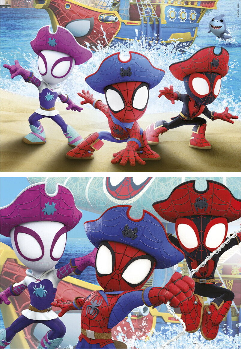 Educa - Spidey Amazing Friends - Waterwebs - 2X20 Brikker