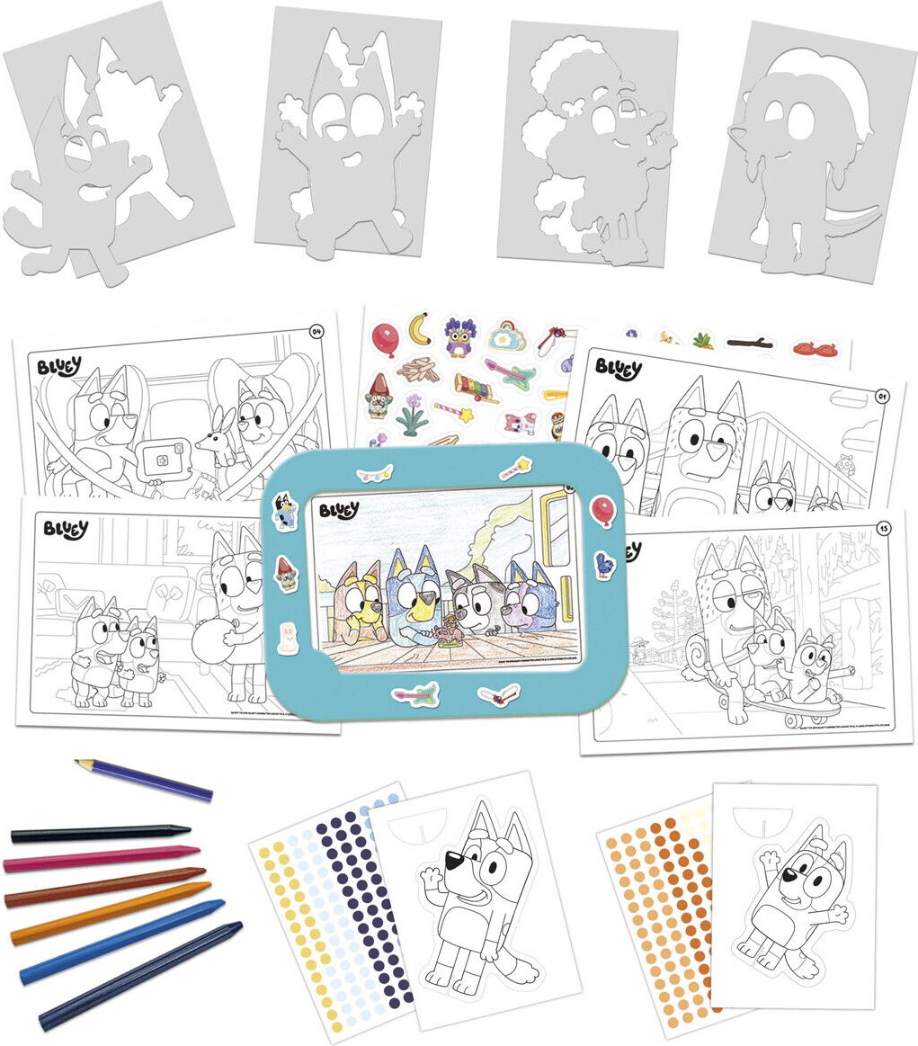 Educa - Bluey Creative Activity Set 3-In-1 - Malesæt Til Børn