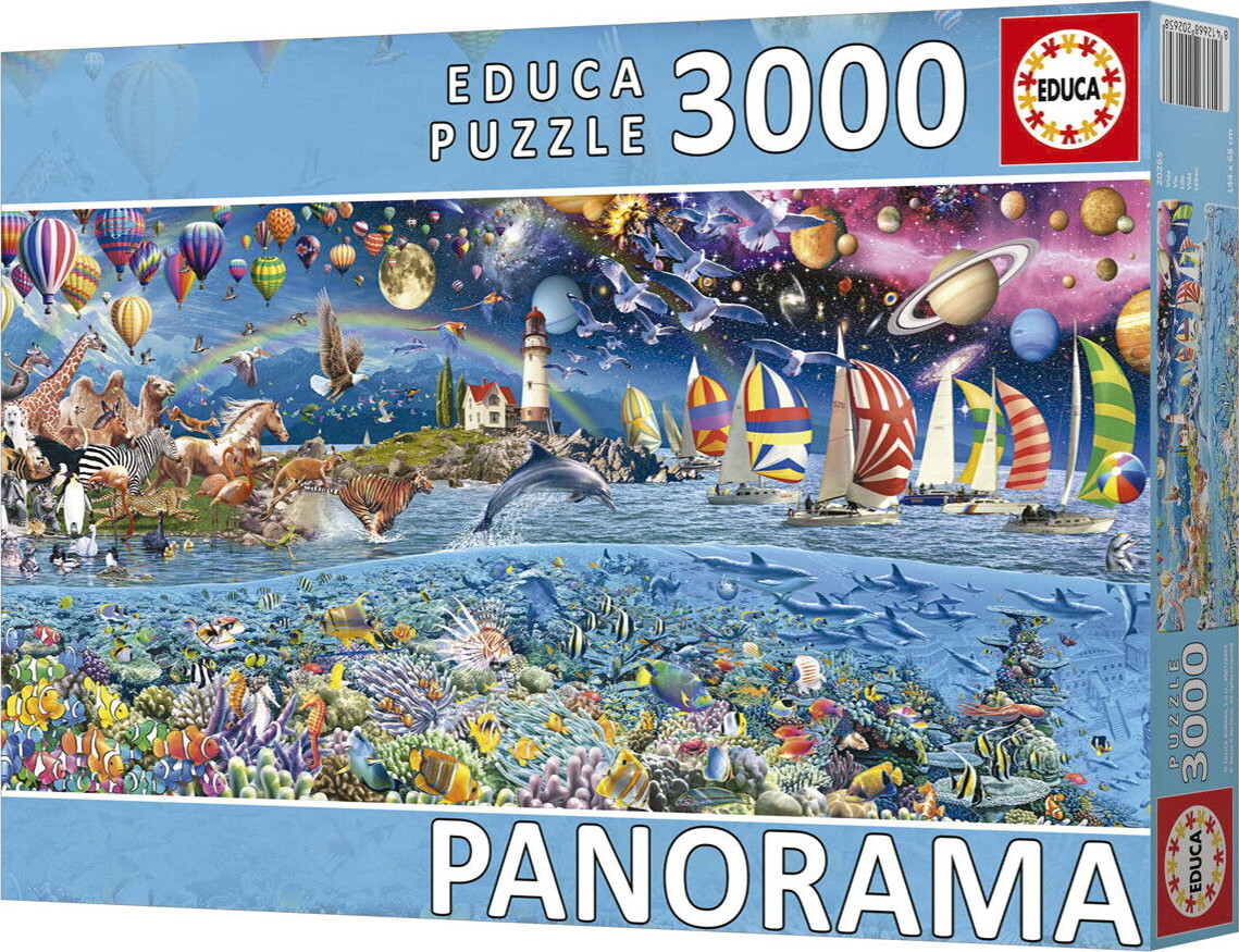 Educa - Life Panorama Puzzle - 3000 Brikker - Puslespil