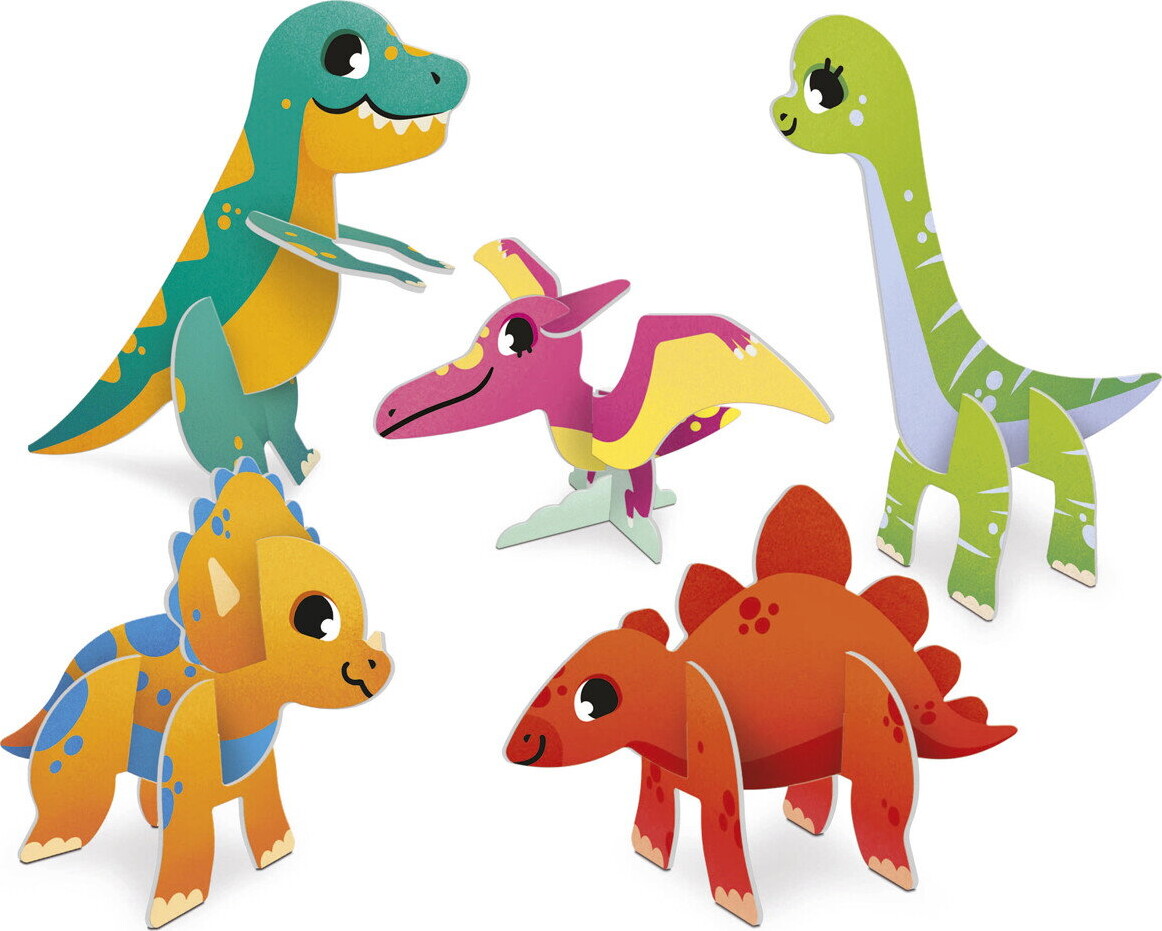 Educa - My First 3D Puzzle - Dinos - 5 Figurer