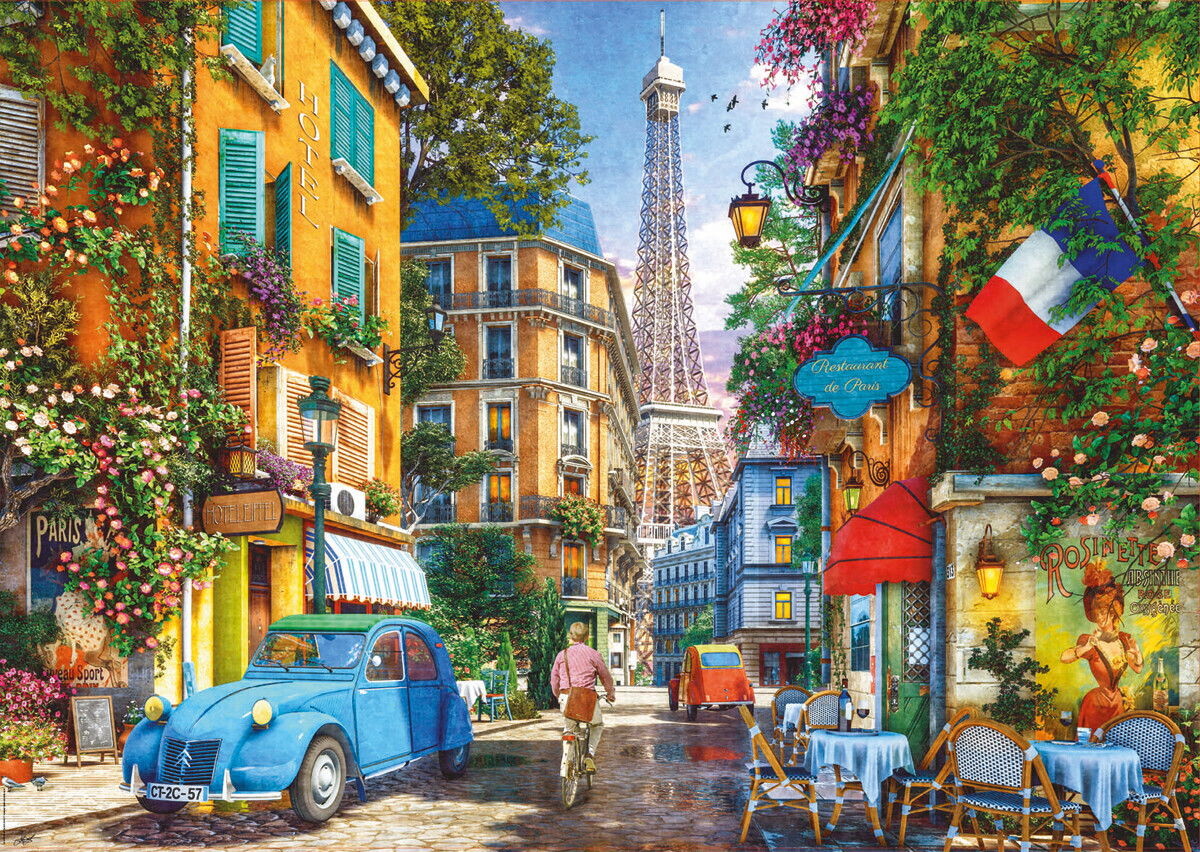 Educa - The Old Streets Of Paris Puzzle - 4000 Brikker - Puslespil