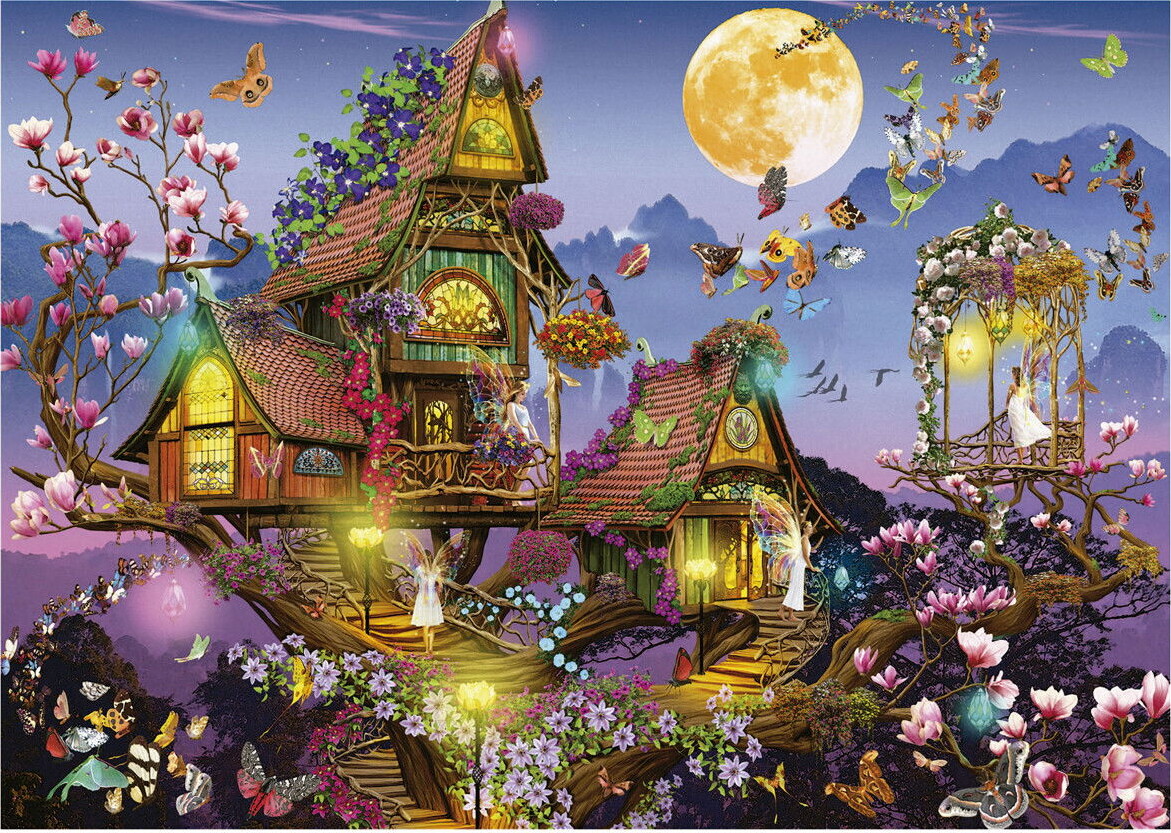 Educa - Fairy House Puzzle - 500 Brikker - Puslespil