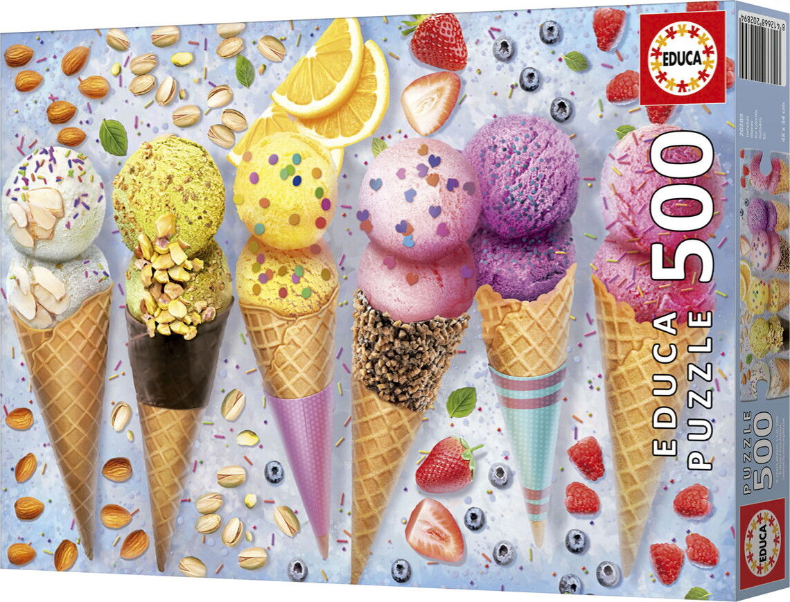 Educa - Ice Cream Puzzle - 500 Brikker - Puslespil