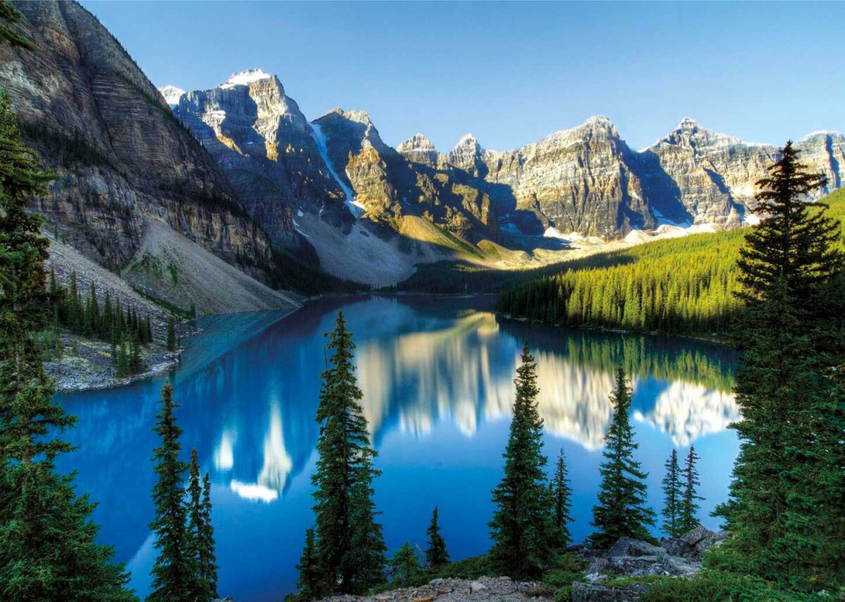 Educa - Lake In Alberta Puzzle - 500 Brikker - Puslespil