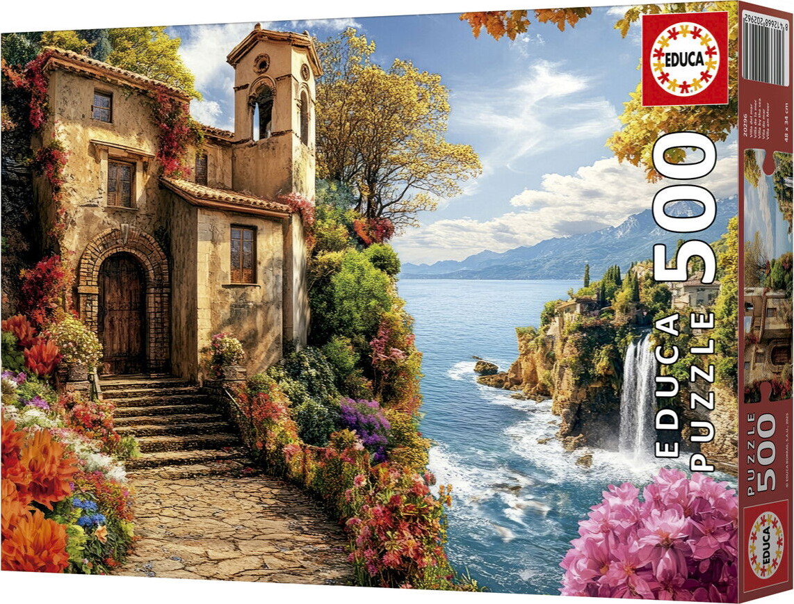 Educa - Villa By The Sea Puzzle - 500 Brikker - Puslespil