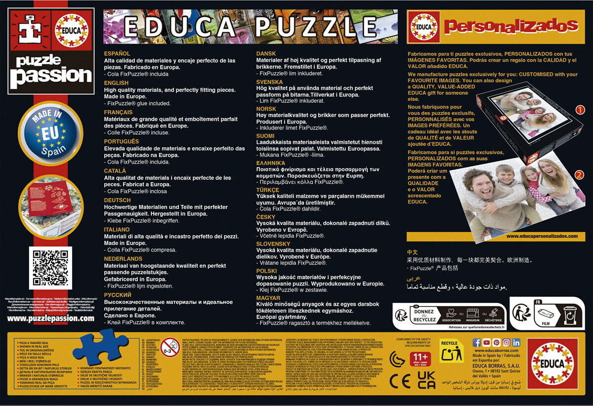 Educa - Villa By The Sea Puzzle - 500 Brikker - Puslespil