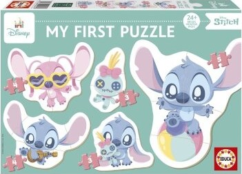 Educa - Baby Stitch My First Puzzle - 5-I-1 Puslespil - 19 Brikker