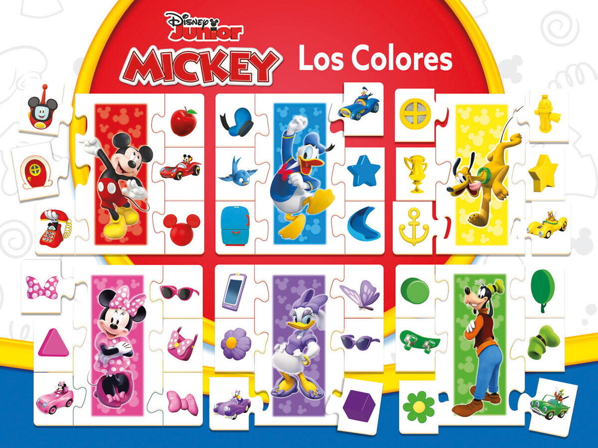 Educa - Mickey - Los Colores - Disney Junior - 42 Brikker