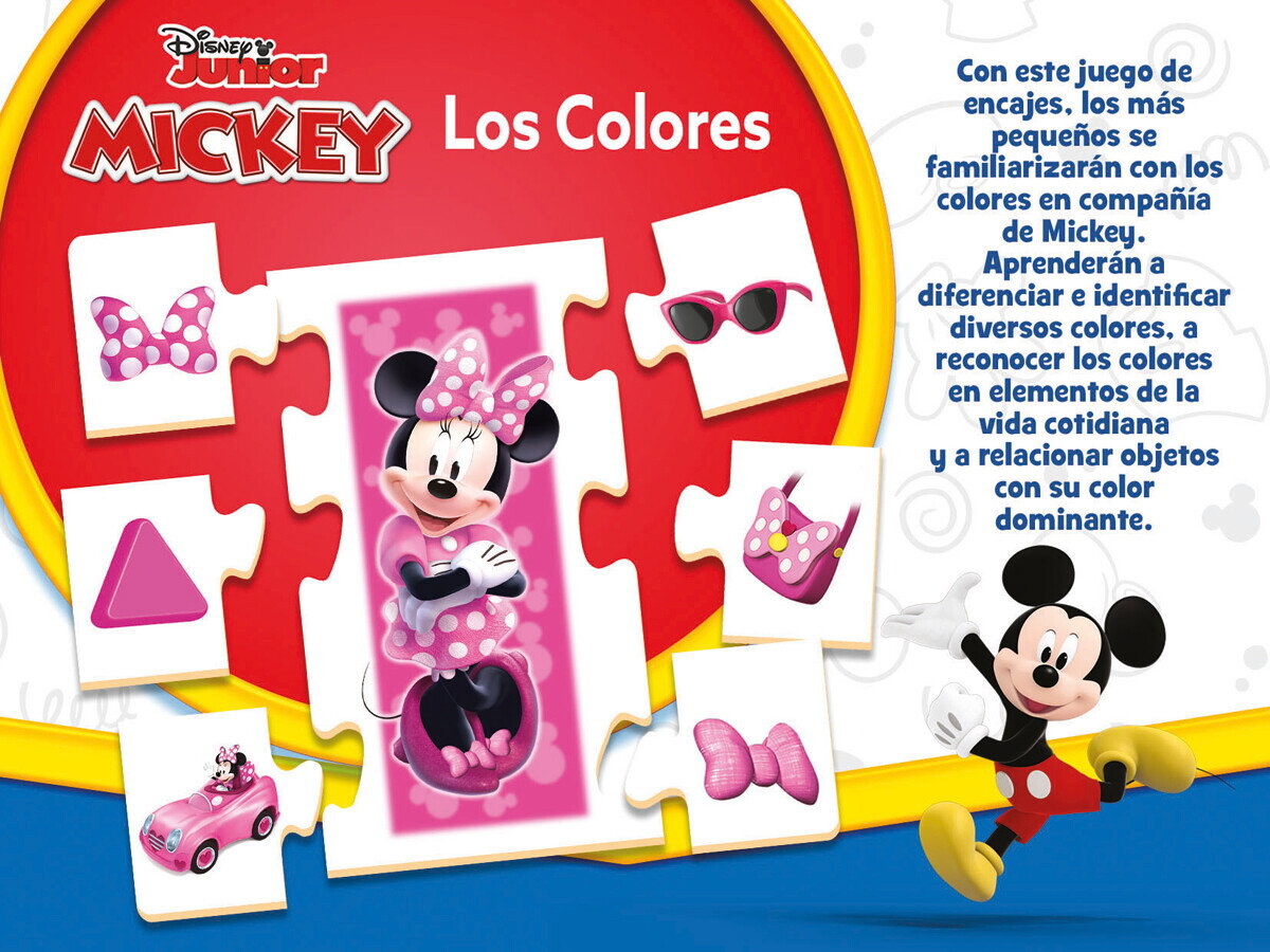 Educa - Mickey - Los Colores - Disney Junior - 42 Brikker