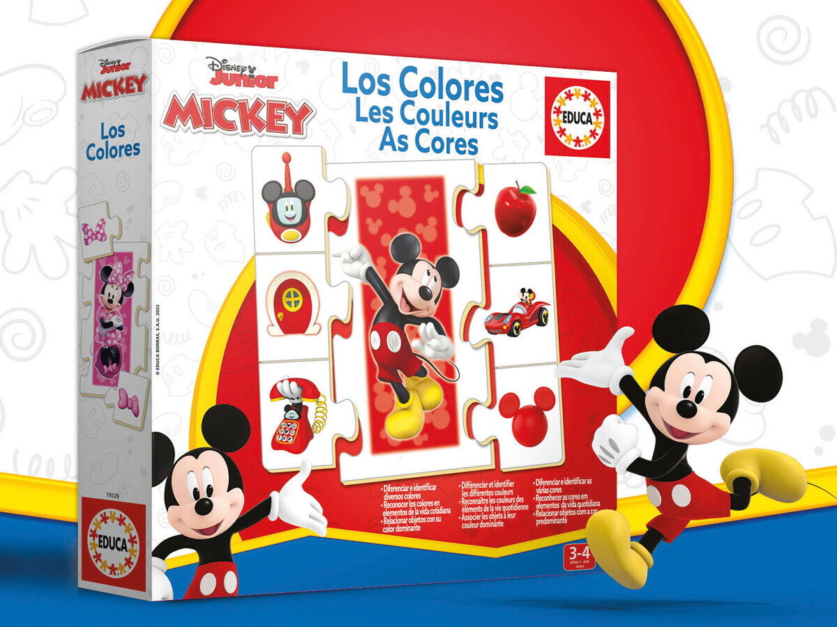 Educa - Mickey - Los Colores - Disney Junior - 42 Brikker