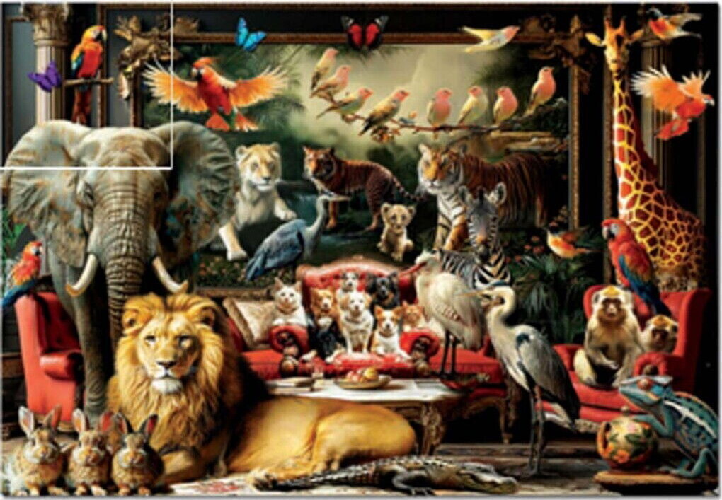 Educa - The Animal Mansion Puslespil - 1500 Brikker
