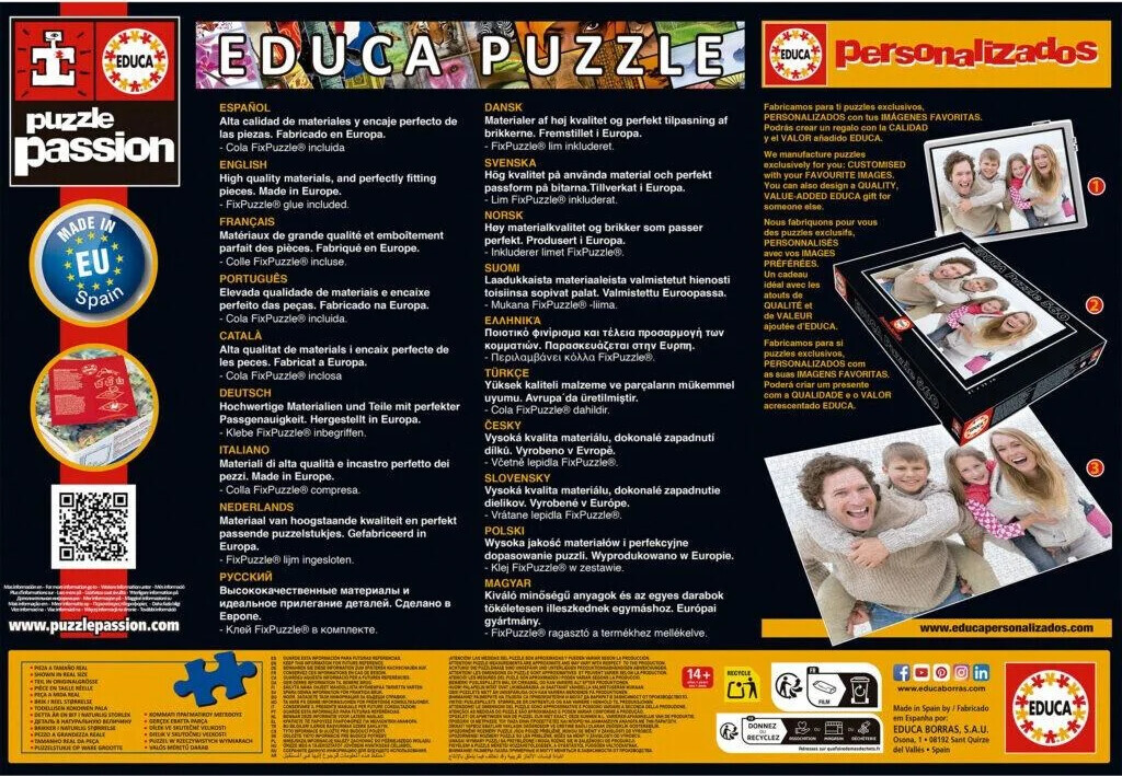 Educa - The Animal Mansion Puslespil - 1500 Brikker