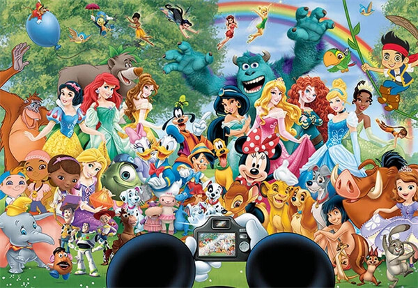 Educa - Puslespil Med 1000 Brikker - Disney Figurer